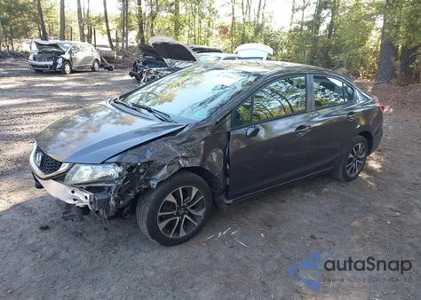 2014 Honda Civic Ex z USA, uszkodzony, nr VIN 19XFB2F83EE028810
